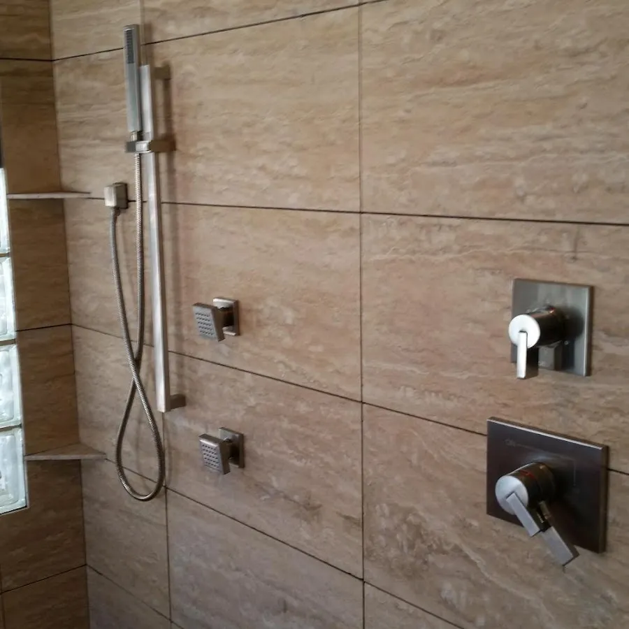 Shower fixture installation for Water Heater Replacement in Gateway